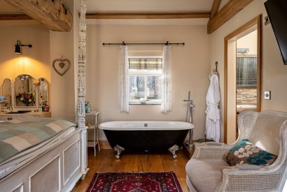 The bath at The Hideaway, Yorkshire