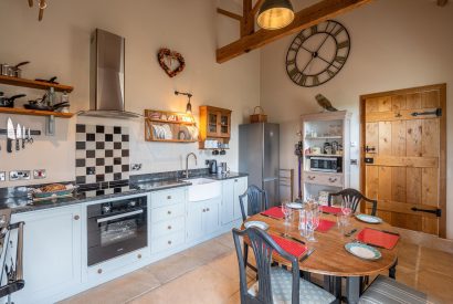 The kitchen at The Hideaway, Yorkshire