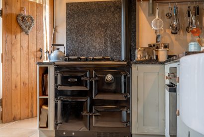 The kitchen at The Hideaway, Yorkshire