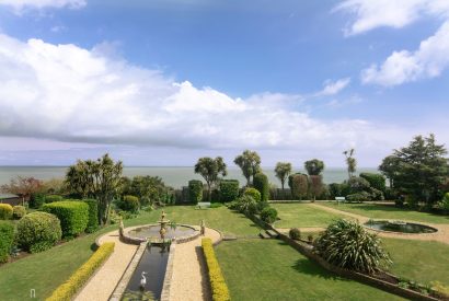 The garden at Christie Mansion, Isle of Wight