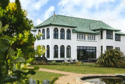 The exterior of Christie Mansion, Isle of Wight