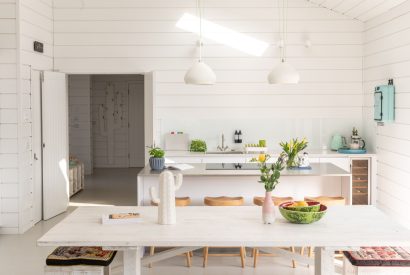 The kitchen at Woolf, Cornwall