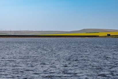 A lake near to Meadow Barn, Yorkshire
