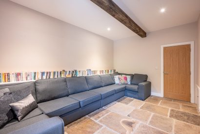The living room at Meadow Barn, Yorkshire