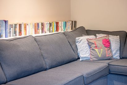 The living room at Meadow Barn, Yorkshire