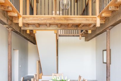The dining room at Meadow Barn, Yorkshire