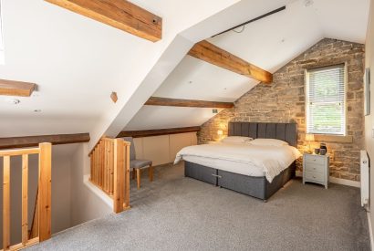 A bedroom at Meadow Barn, Yorkshire