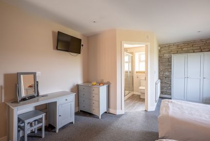 A bedroom at Meadow Barn, Yorkshire