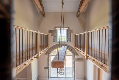 The hallway at Meadow Barn, Yorkshire