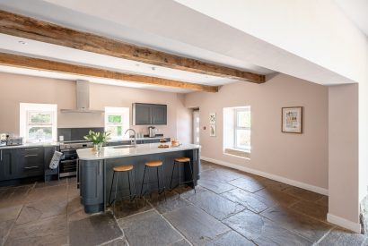 The kitchen at Meadow Barn, Yorkshire