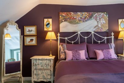 A double bedroom at Thatch Corner, Somerset