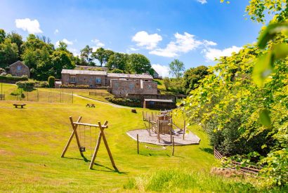 The adventure play ground at Fern House, Devon