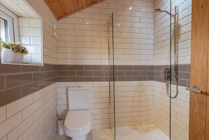 The en-suite at Fell Lodge, Lancashire