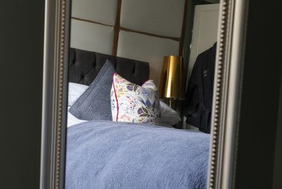 A double bedroom at Hedge Farmhouse, Buckinghamshire