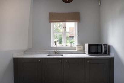 The kitchen at Hedge Farmhouse, Buckinghamshire