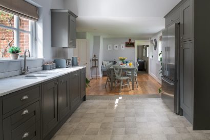 The kitchen at Hedge Farmhouse, Buckinghamshire