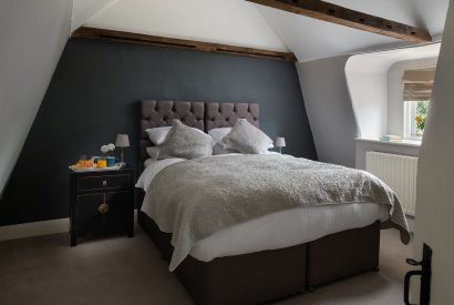 A double bedroom at Hedge Farmhouse, Buckinghamshire