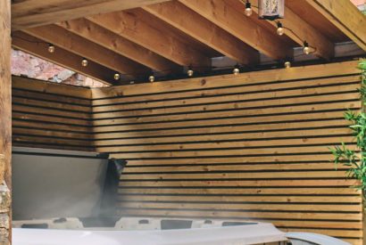 Hot tub at The Old Vicarage, Lake District