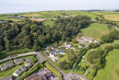 Aerial view of Little Haven, Gower