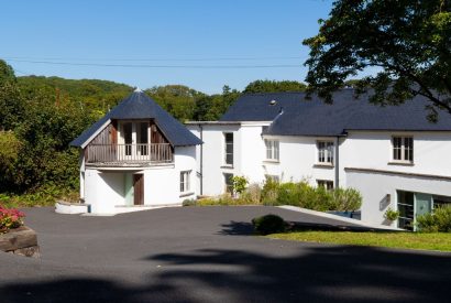 The parking area at Little Haven, Gower