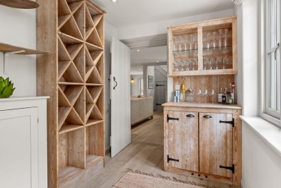 The kitchen at Little Haven, Gower