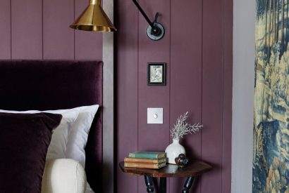 A super king size bedroom at Yew Grand Suite, Cotswolds