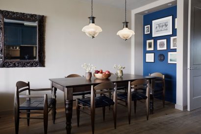 The dining table at Yew Grand Suite, Cotswolds