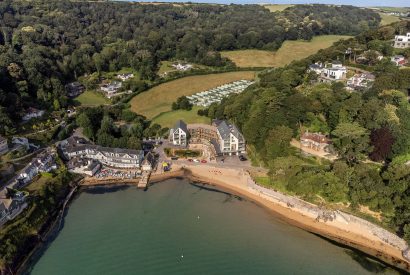 The beach at Ocean Eyes, Devon