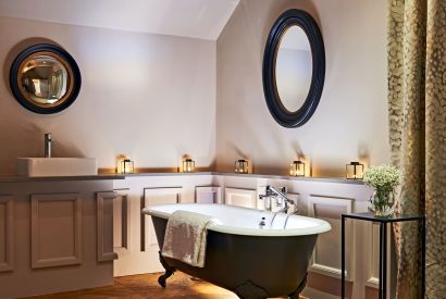 Free standing bath at The Peacock, Ledbury
