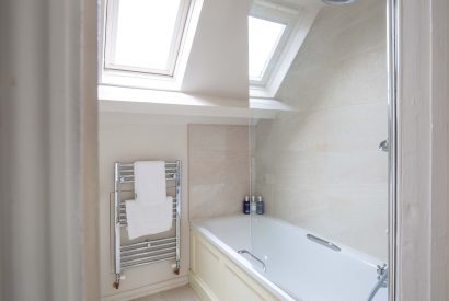 The bathroom at Byron Cottage, Cotswolds