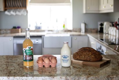 The kitchen at Byron Cottage, Cotswolds