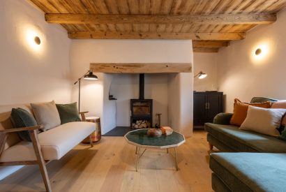 The snug at Skylark, Bradworthy, Devon