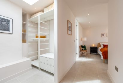 The dressing room at Skylark, Bradworthy, Devon