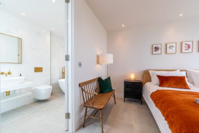 The king size bedroom at Skylark, Bradworthy, Devon