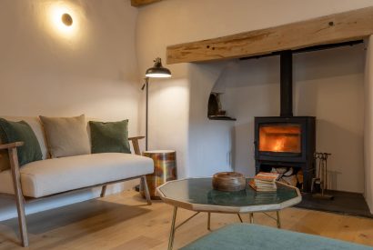 The snug at Skylark, Bradworthy, Devon