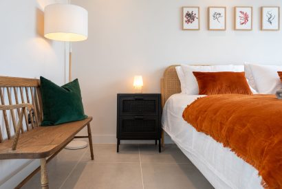 The king size bedroom at Skylark, Bradworthy, Devon