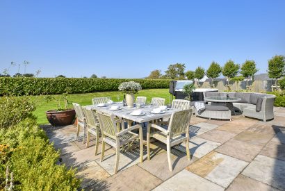 The sun terrace at Pen y Bryn, Abersoch