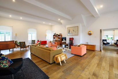 The living room at Elysium House, Yorkshire Dales