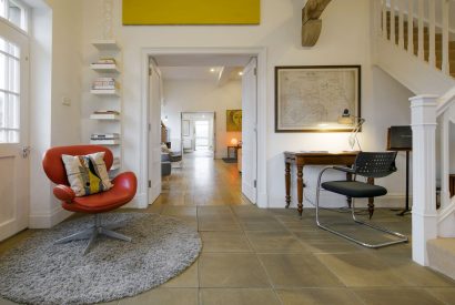 The entrance hall at Elysium House, Yorkshire Dales