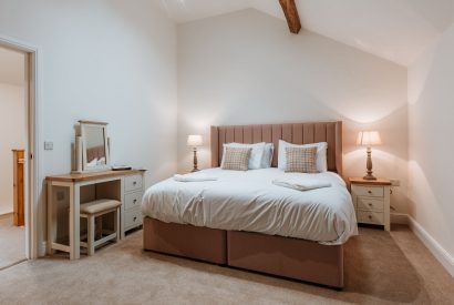 A super king size bedroom at Galileo, Shropshire
