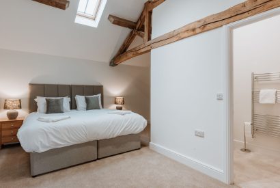 A super king size bedroom at Galileo, Shropshire