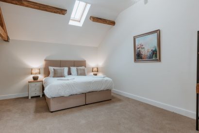 A super king size bedroom at Galileo, Shropshire