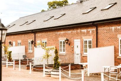 Outdoor space at The Equestrians, Shropshire