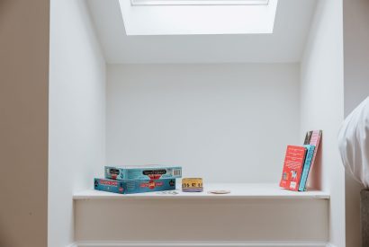 Books and games at The Equestrians, Shropshire