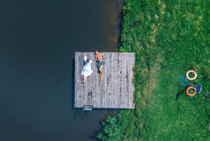 The grounds at Langdon Manor, Yorkshire Dales