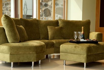 A seating area at Stuart House, St Andrews