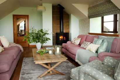 A reception room at Stuart House, St Andrews