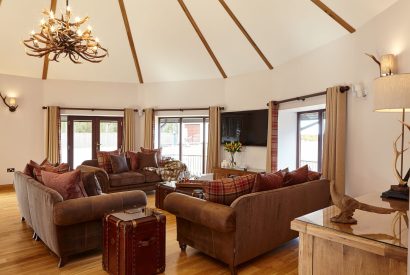 The lounge at Mackenzie House, St Andrews