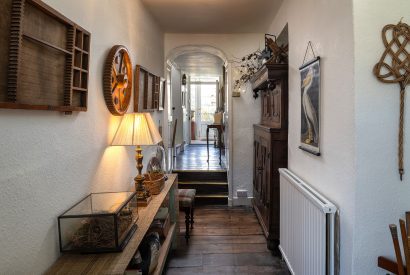The entrance hall at 40 Mill Street, Ludlow
