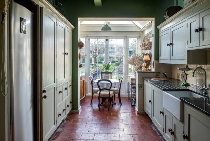 The kitchen at 40 Mill Street, Ludlow